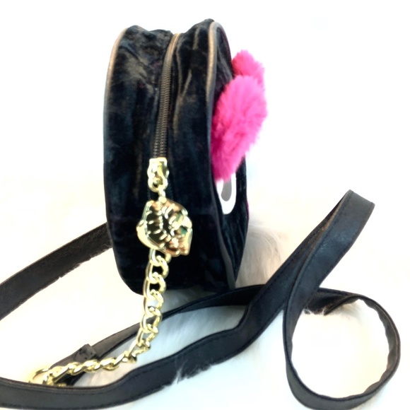🆕Betsey Johnson Kitsch Monster Velvet Crossbody - Picture 6 of 8